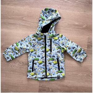 George Hats Toddler Boy Blue Construction Jacket - Size 18-24m